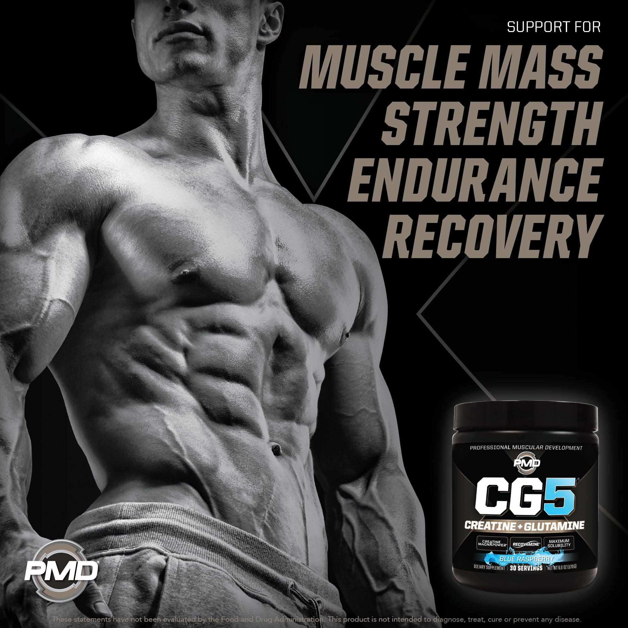 PMD Sports CG5 powder in a shaker ready for training.