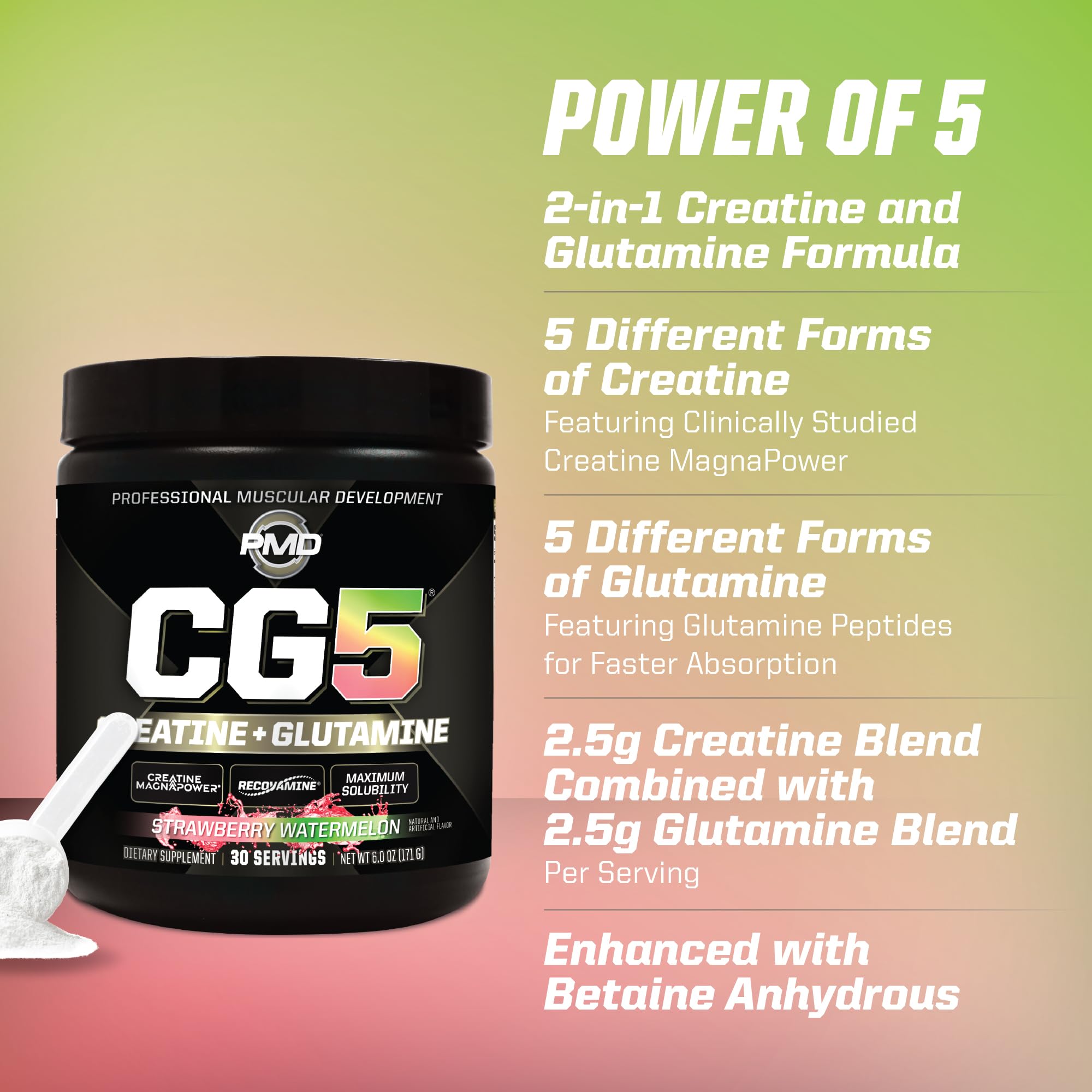 PMD Sports CG5 prepared shake in glass after training session
