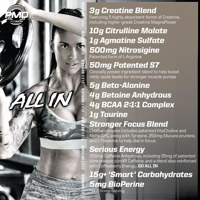 PMD Pump Fuel All In serving scoop demonstrates convenient dosing for daily workouts.
