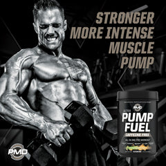 PMD Sports Pump Fuel Ultra Caffeine Free bottle with premium finish ready for training