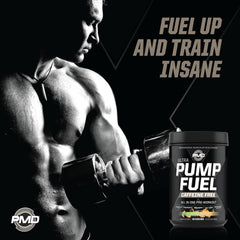 PMD Sports Pump Fuel Ultra Caffeine Free ingredients panel with creatine and citrulline blends
