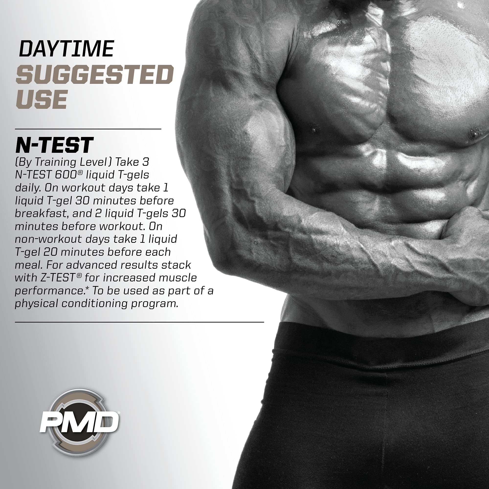PMD Sports Stack packaging on display highlights an all-in-one system for athletes