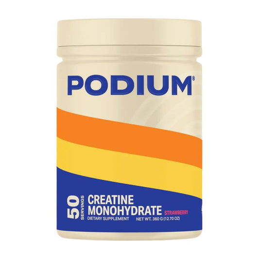 Podium Nutrition Solos Creatine Monohydrate powder ready to mix for pre-workout energy