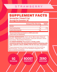 Close-up of the Creatine Monohydrate scoop from Podium Nutrition Solos
