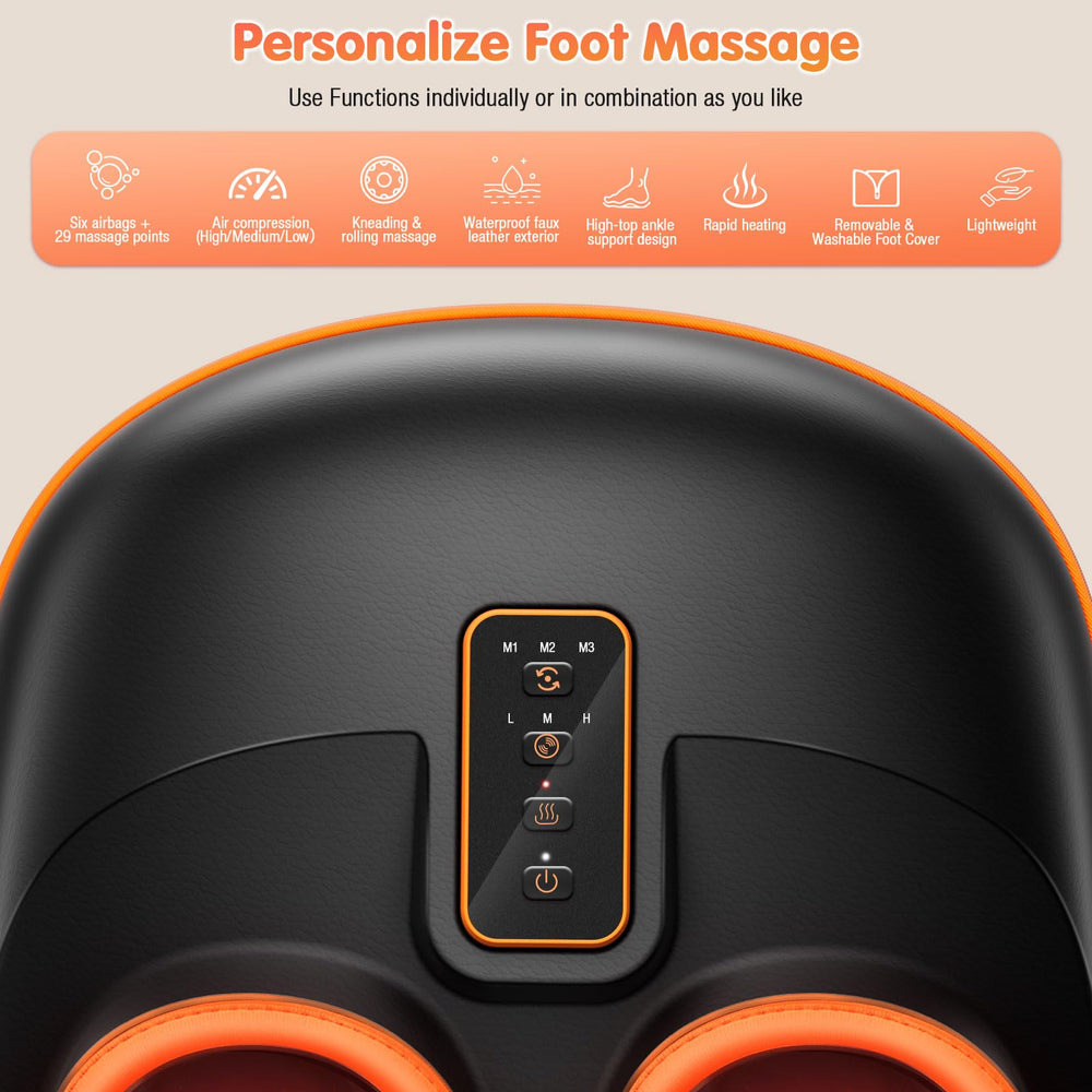POGGT foot massager ankle kneading design targets ankles and feet for balanced relief