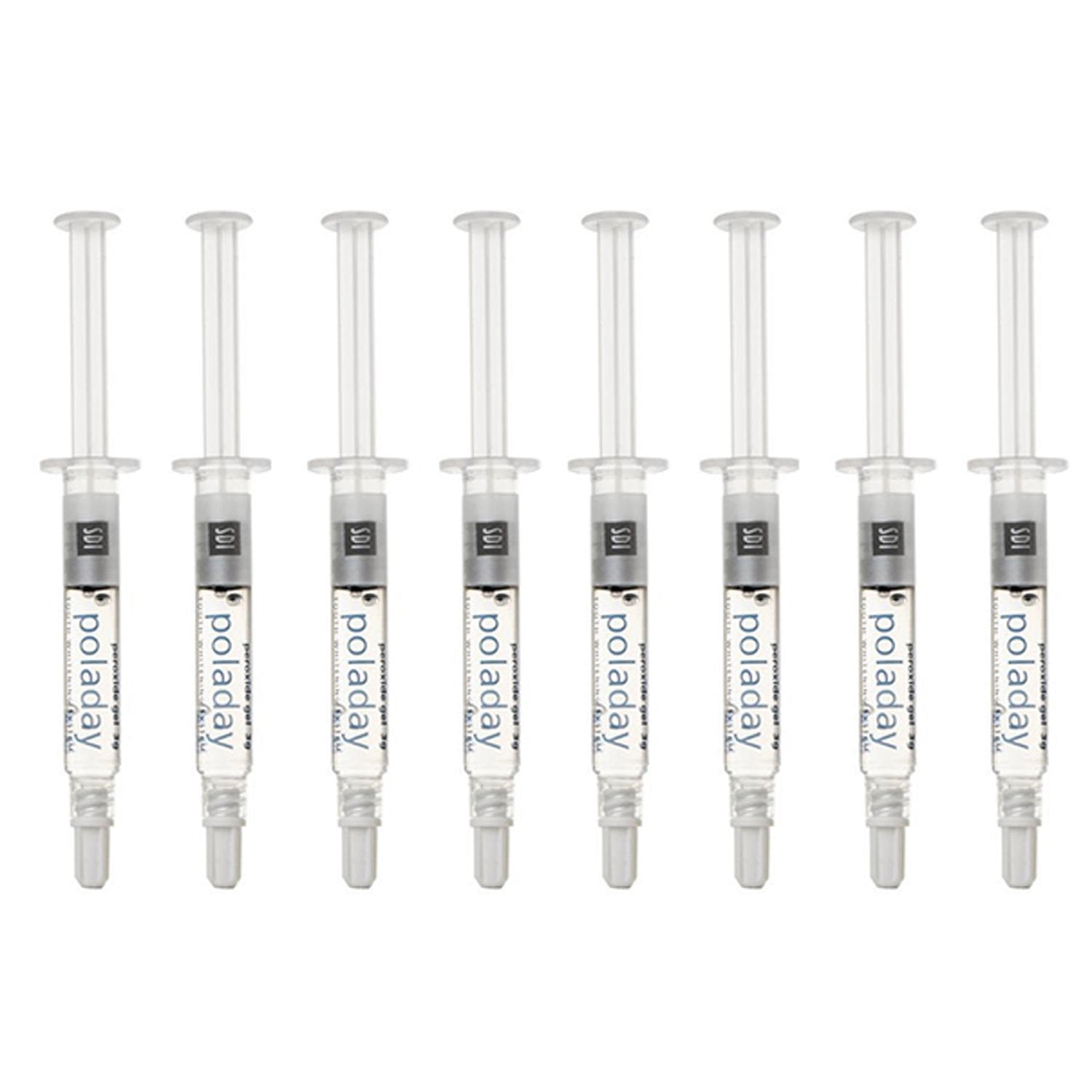 Poladay CP 35% whitening gel syringes for at-home whitening and brighter smile