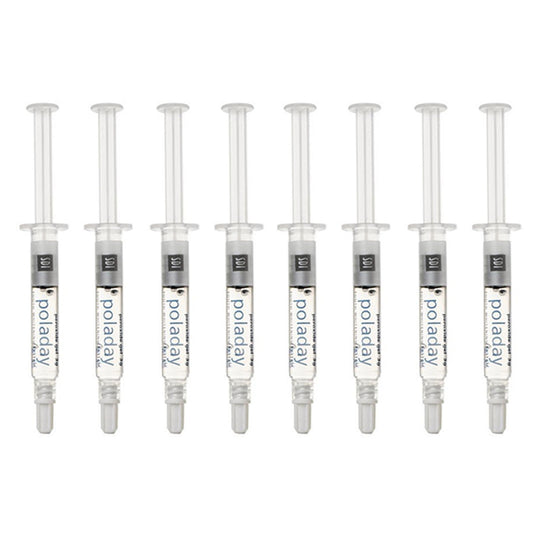 Poladay CP 35% whitening gel syringes for at-home whitening and brighter smile