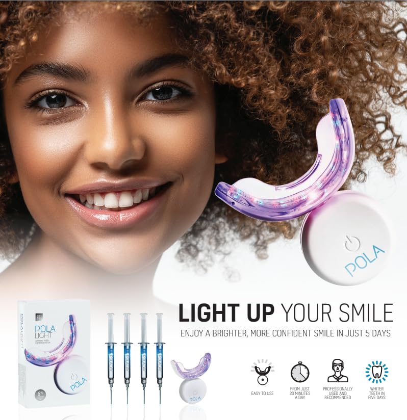 PolaLight instruction guide with setup tips for safe at‑home whitening