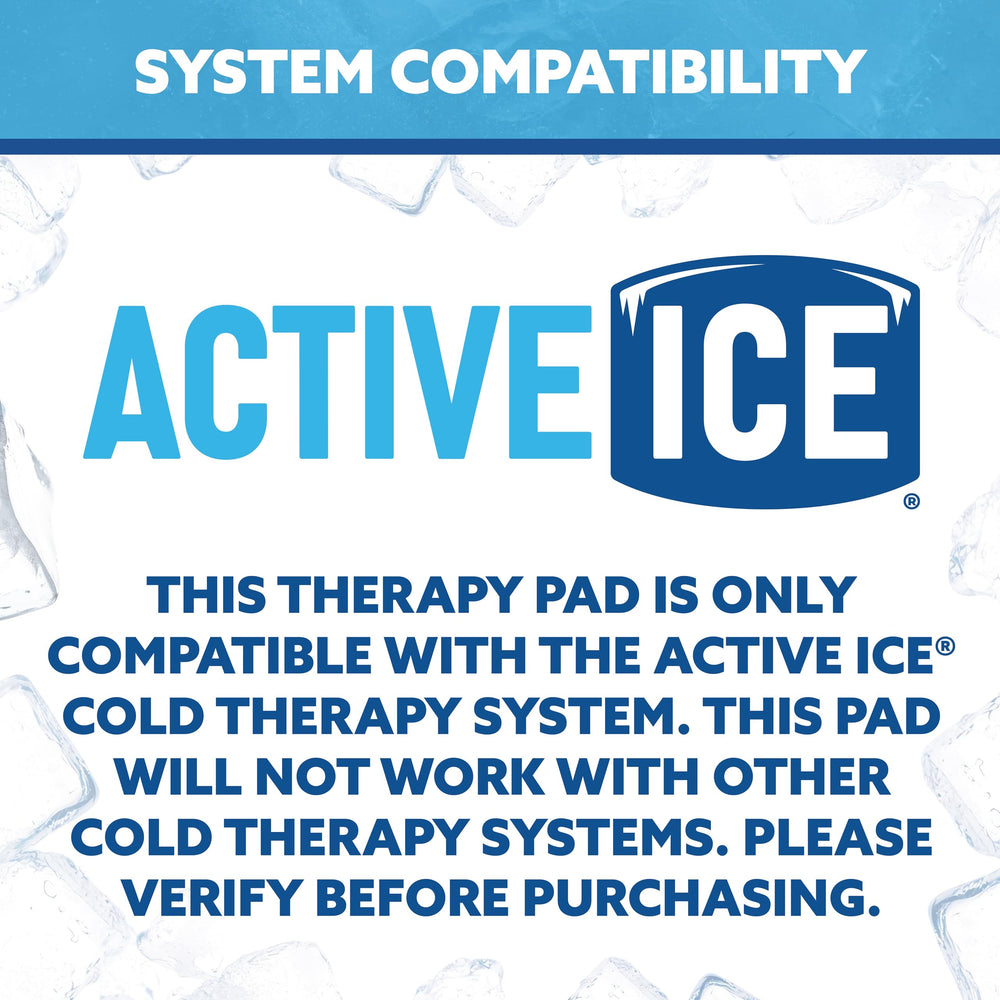 Polar Active Ice pad uses flexible material to contour the hand for comfortable cold therapy