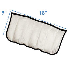 Polar wrap with elastic belt secure for hands-free heat application.