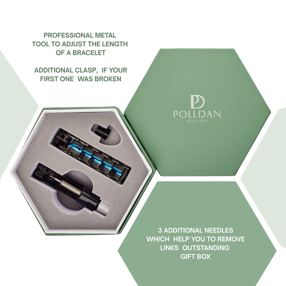 POLLDAN bracelet design features 2x strong magnets for balanced wear