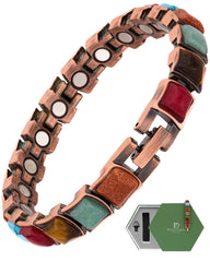POLLDAN 100% pure copper bracelet emphasizes durability and timeless shine.