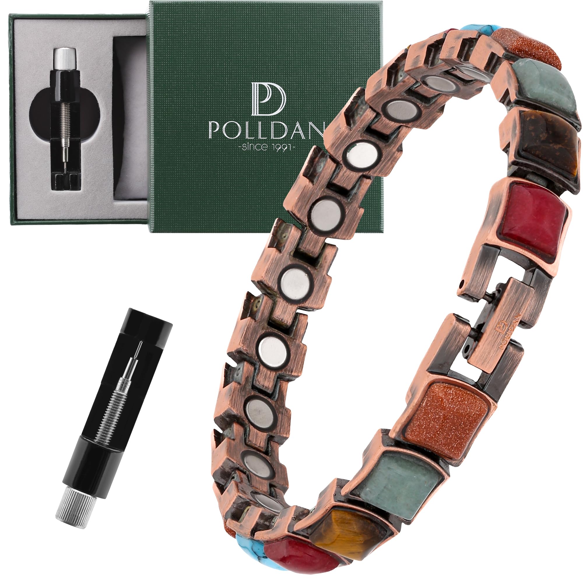POLLDAN style-statement copper bracelet blends versatility with everyday elegance.