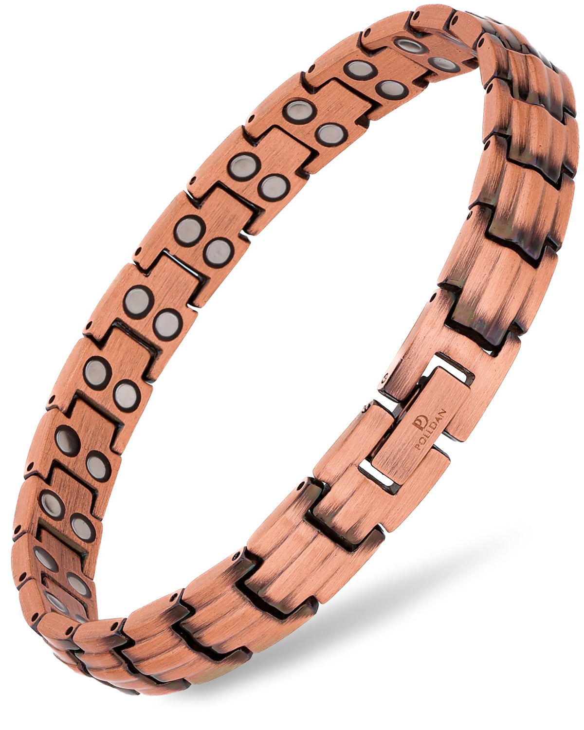 Polldan copper bracelet for women with 6200 gauss magnets for daily wear