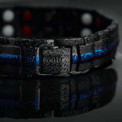 POLLDAN bracelet shows 6000 gauss magnets for consistent exposure