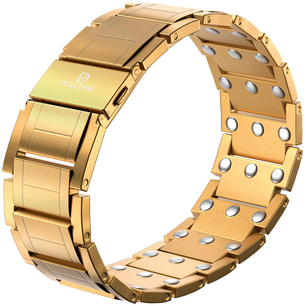 POLLDAN magnetic bracelet for women; close-up on magnets for daily wear