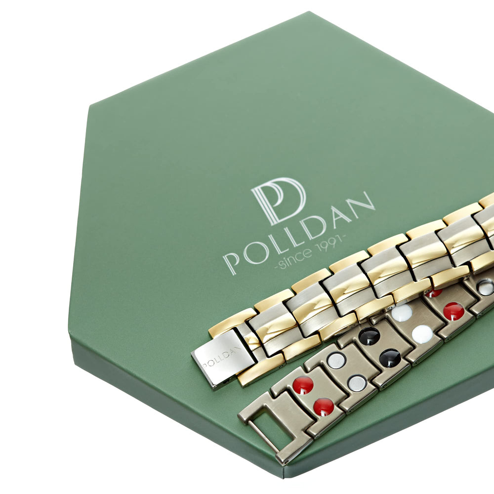 Unisex design Polldan titanium magnetic bracelet suitable for all wearers