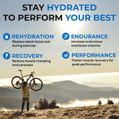 Polyfit Salt Pills in water glass illustrates rapid rehydration potential
