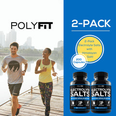 Polyfit Salt Pills pack open shows easy access during workouts