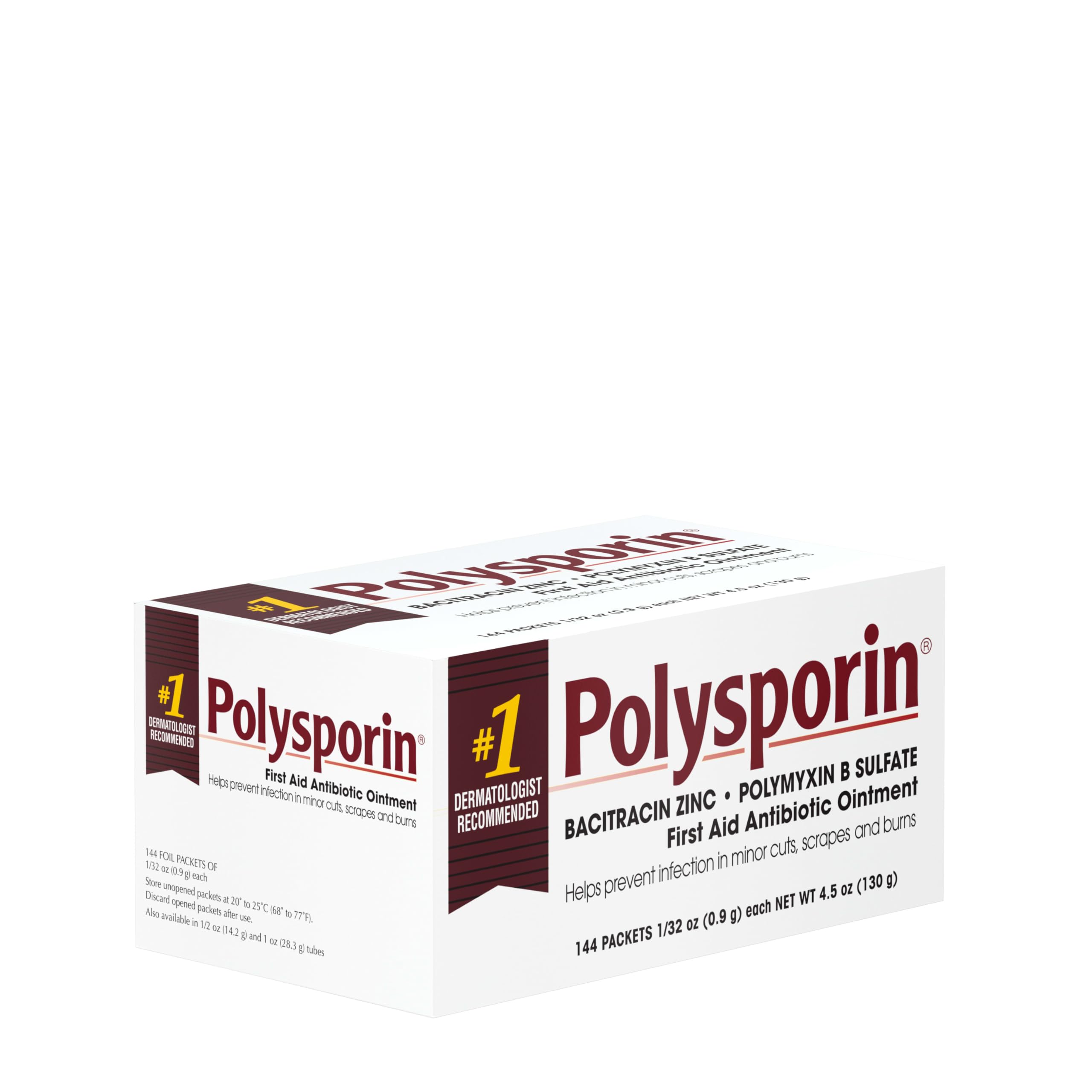 One small dab of Polysporin on affected area.