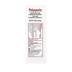 Polysporin first aid ointment pack of 144 ready for quick care.