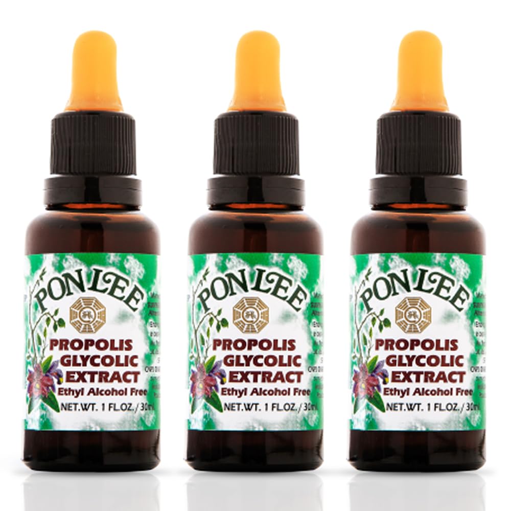 PONLEE Brazilian Green Bee Propolis bottle with alcohol-free formula for daily use.