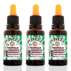PONLEE Brazilian Green Bee Propolis bottle with alcohol-free formula for daily use.