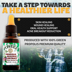 PONLEE natural, additive-free propolis as a pure daily ingredient.