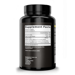POPSTAR bottle with key ingredients like bromelain, zinc, and L-arginine.