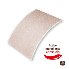 POROUS-CAPSICUM-PLASTER warmth effect during wear for muscle relief