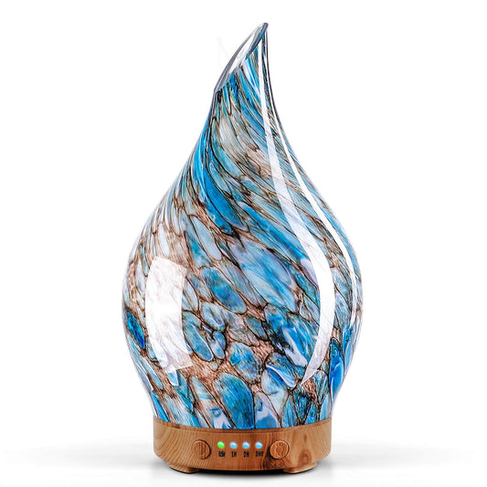 Porseme 100ml glass diffuser with glass globe creates a soothing room ambiance.