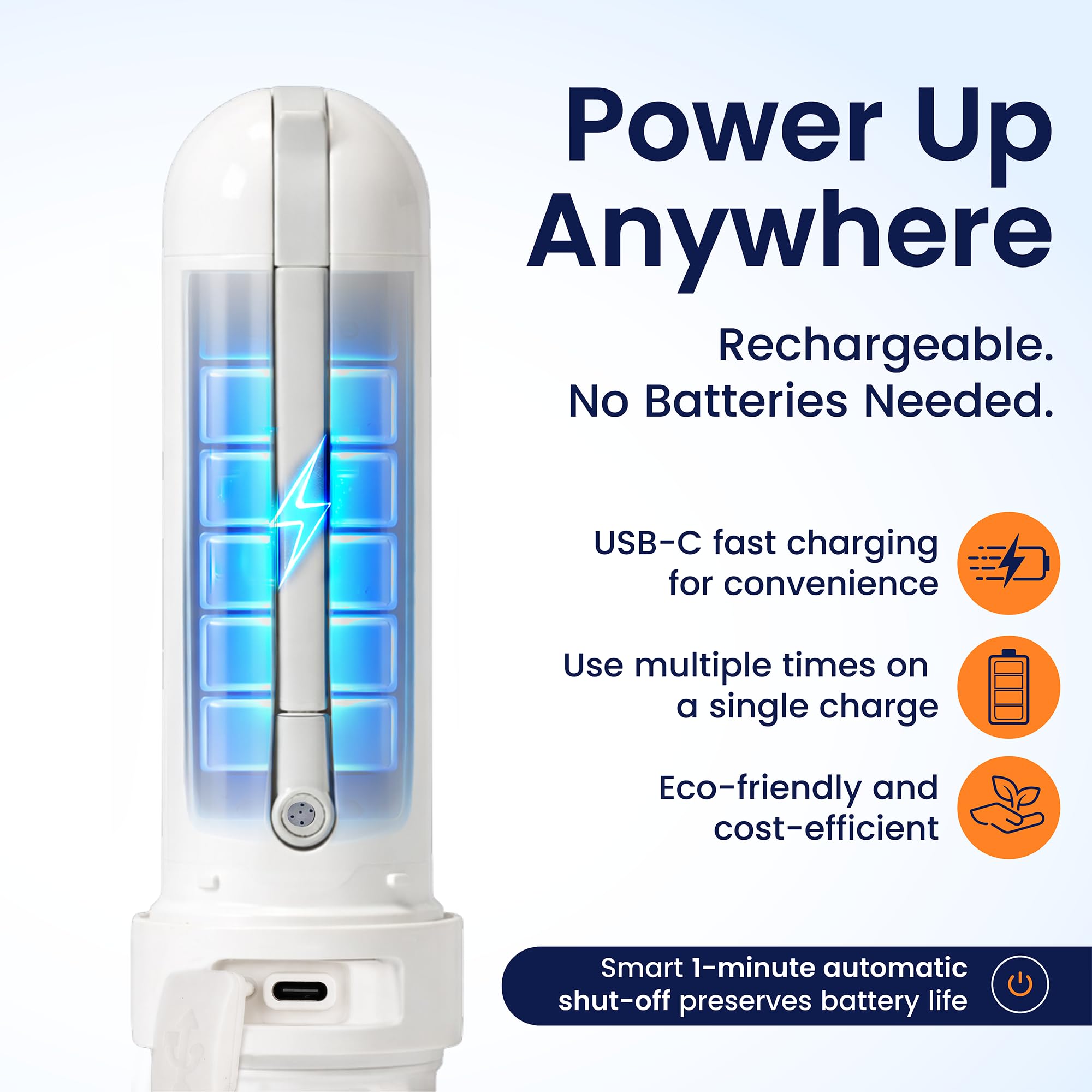 Portable Electric Travel Bidet auto shut-off saves battery during trips.