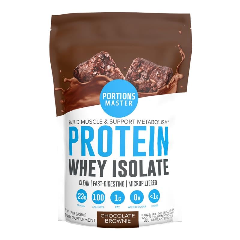 Portions Master CFM Whey Isolate bottle for quick daily protein.