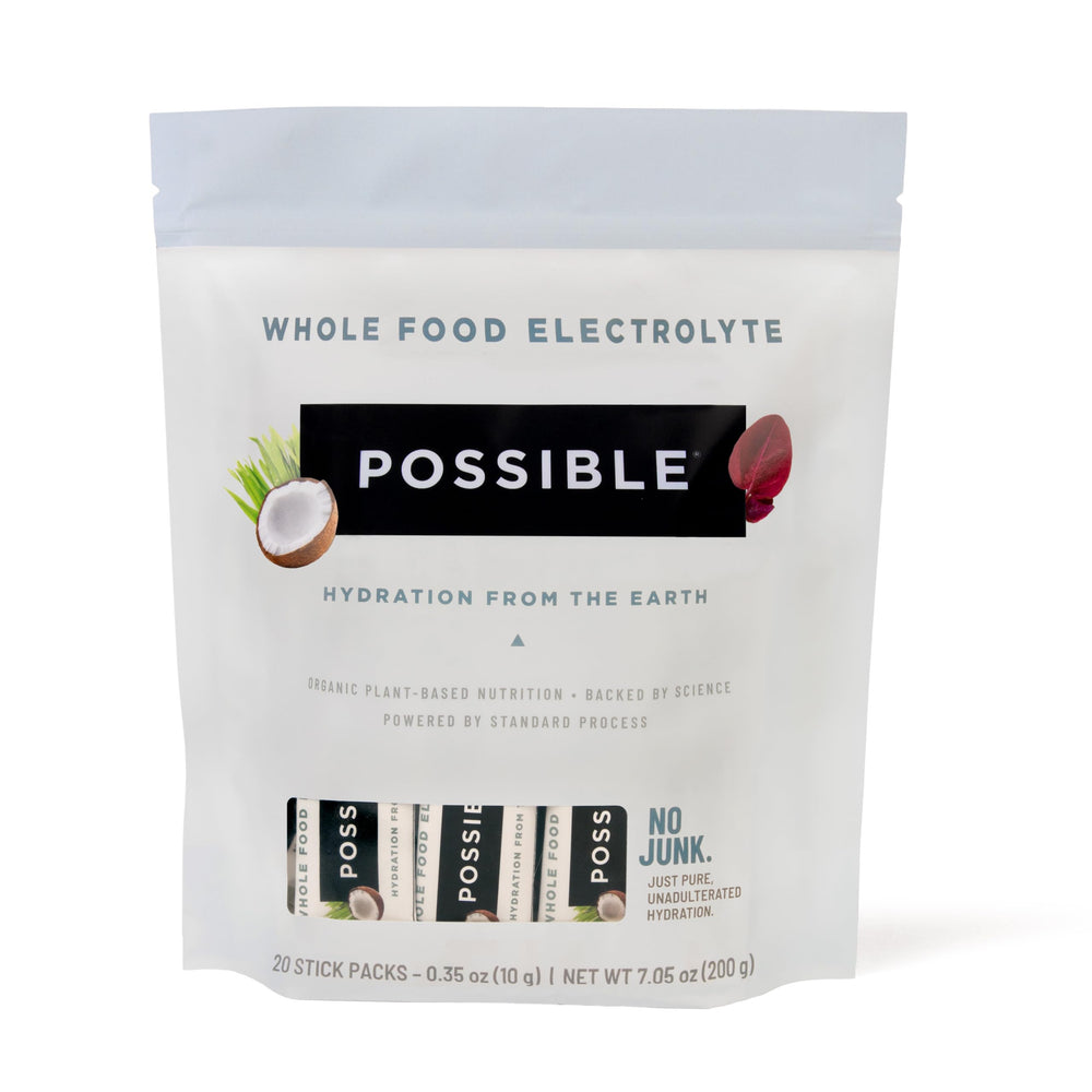 Possible Whole Food Electrolyte bottle pour for on-the-go hydration