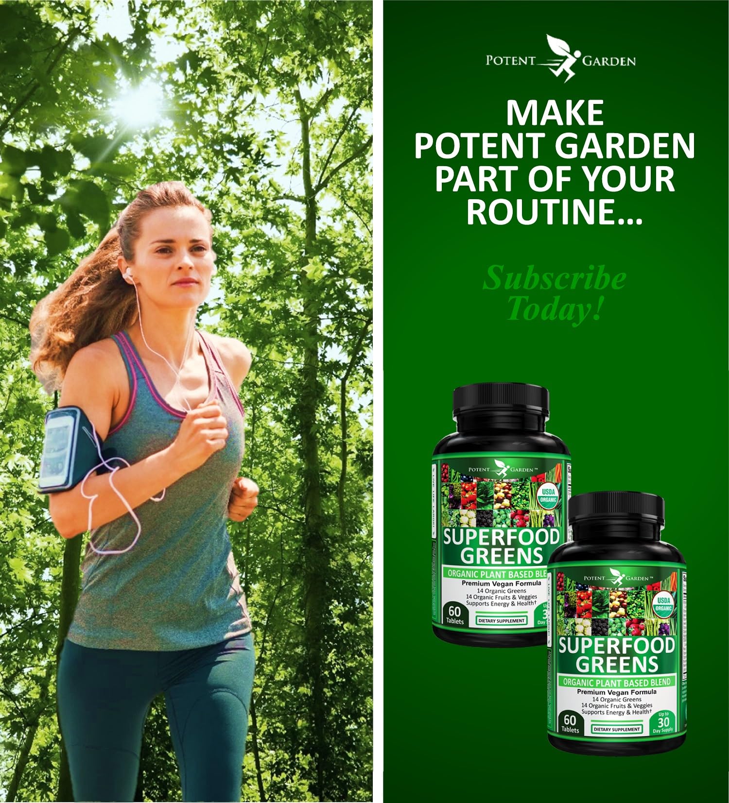 Potent Garden digestive-immunity-energy capsules suggest all-day vitality within a simple routine.