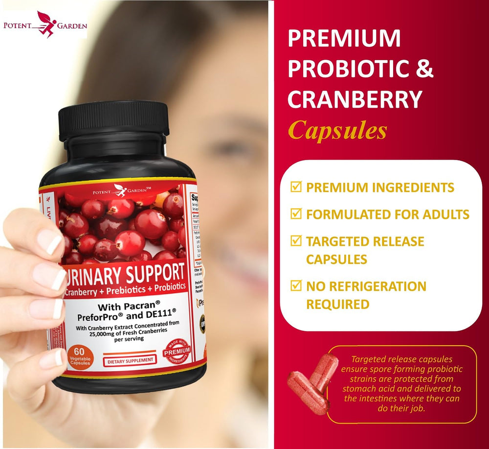 Potent Garden DE111 probiotic label close-up for trusted support