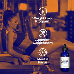 Pounds and Inches Drops chromium GTF close-up highlighting key ingredient.
