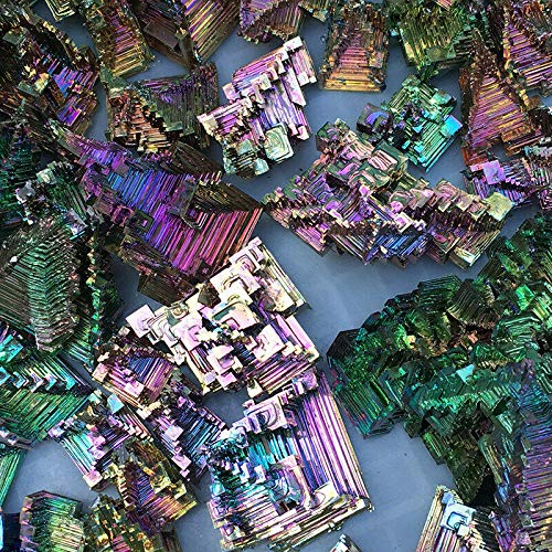 Pounique Bismuth crystal is fragile; handle gently to prevent damage.