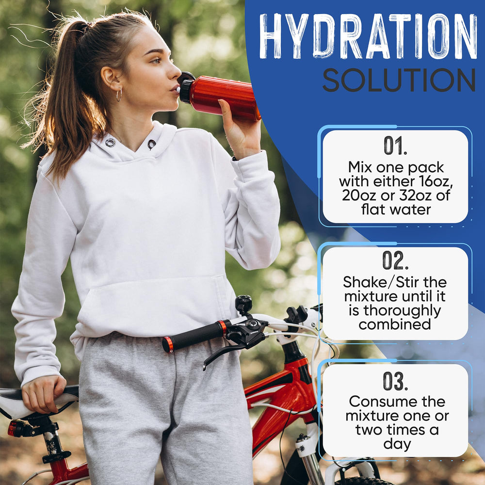 PowderVitamin sugar-free formula without stevia for clean hydration.