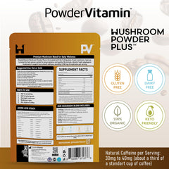 PowderVitamin Tremella and Shiitake botanicals in blend