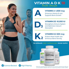ADK 10 label detail highlighting A D3 and K2 MK-7 blend