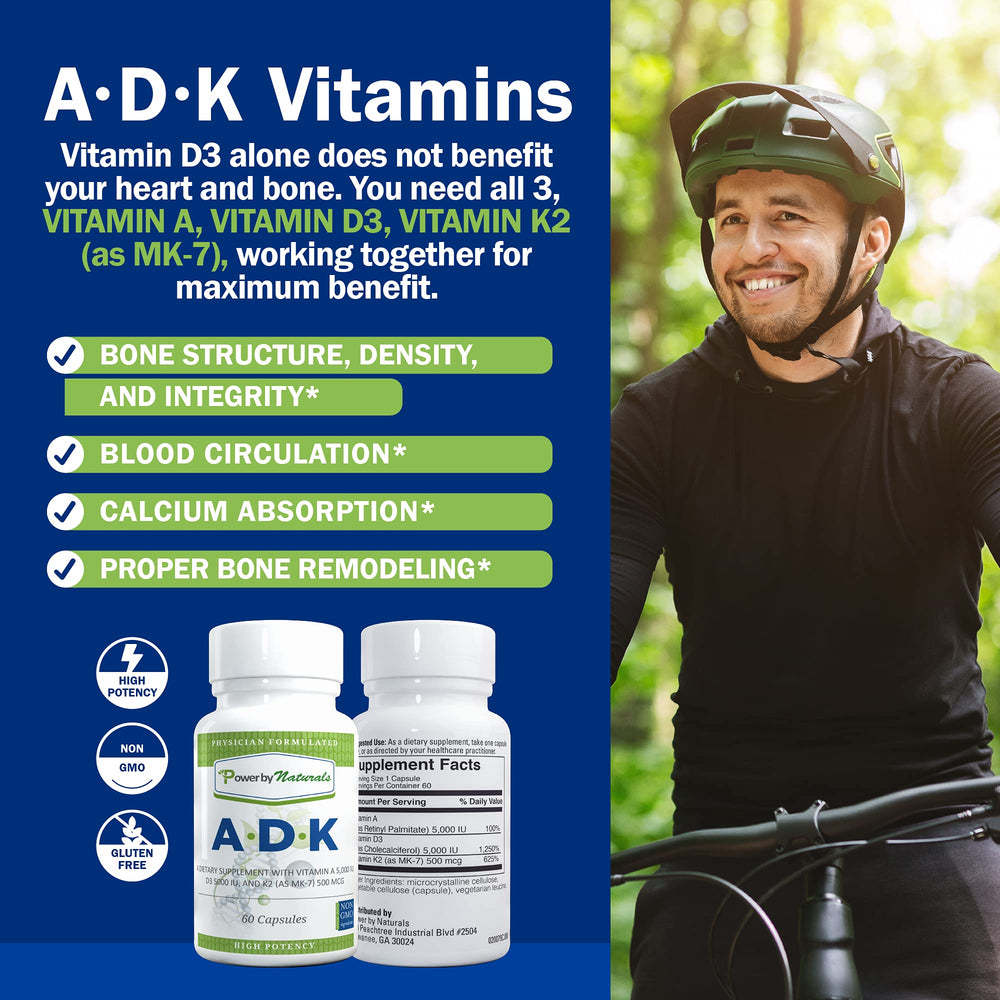 Power By Naturals ADK health supplement scene conveys trusted daily nutrition.
