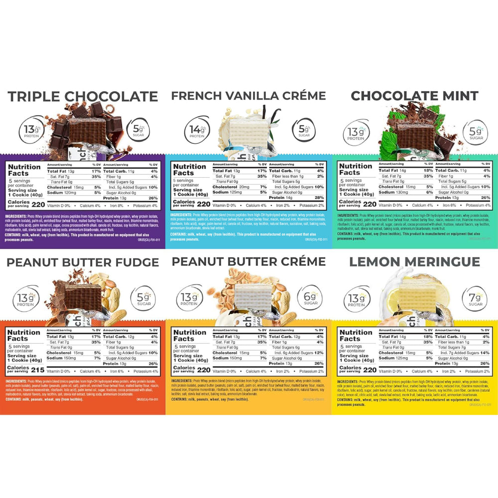 Power Crunch Chocolate Mint bar with crisp wafer and protein boost