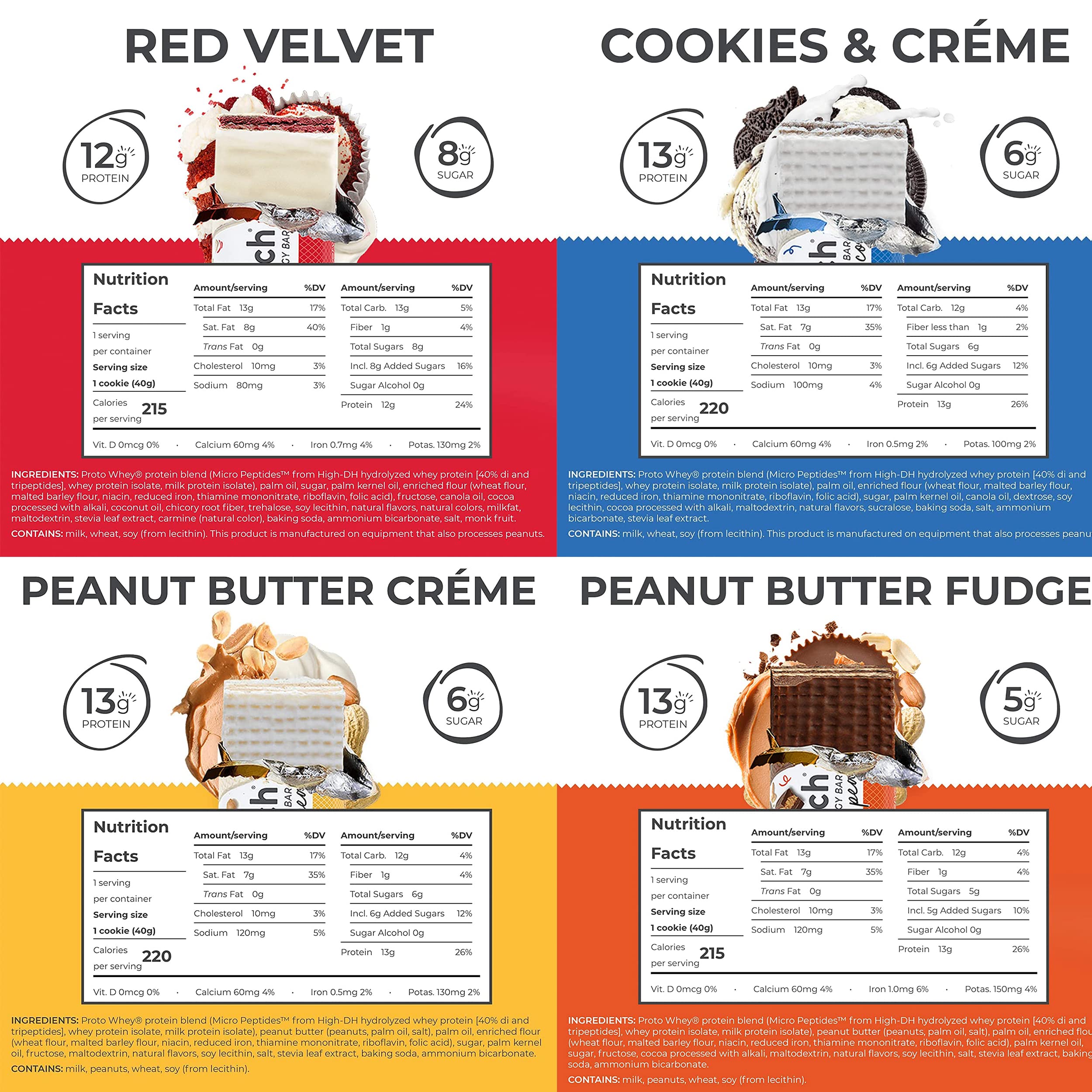 Power Crunch Peanut Butter Creme bar with wrapper and bite-size feel