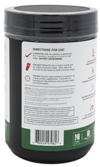 Power Play Fuel Clear Protein bottle back shows ingredients and certifications.