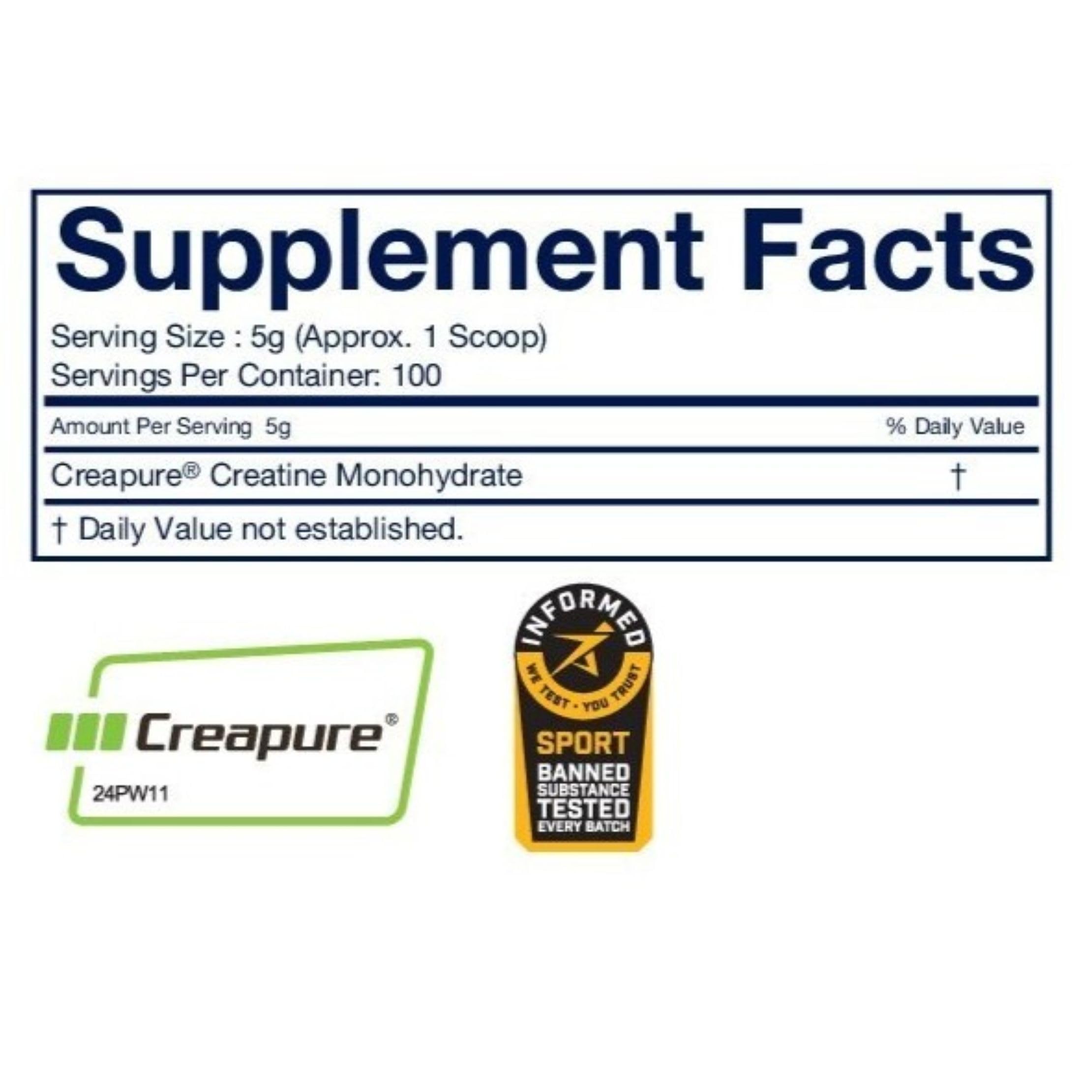 Power Play Fuel logo on bottle reinforces trusted brand.