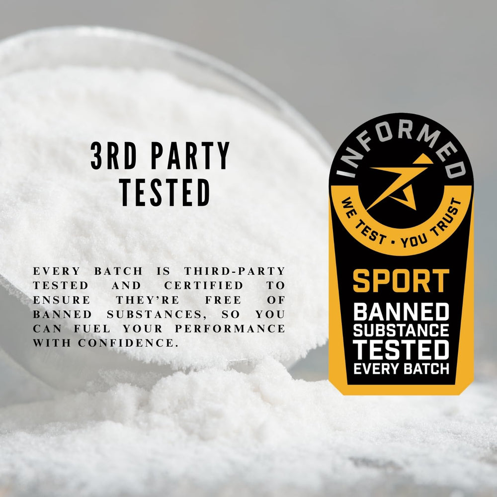 POWER PLAY FUEL Creatine HCl product packaging emphasizing vegan and kosher-friendly credentials