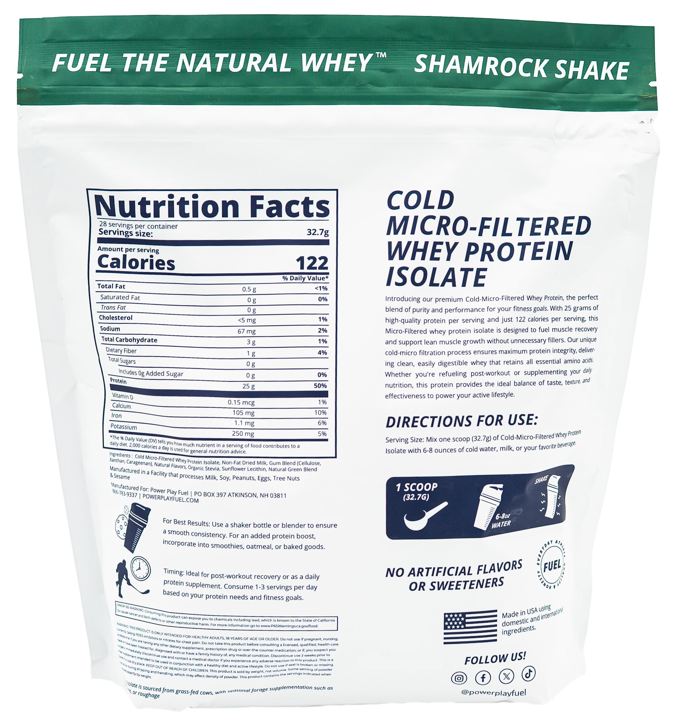 POWER PLAY FUEL whey protein isolate scoop illustrating fast-mix texture for post-workout fueling.