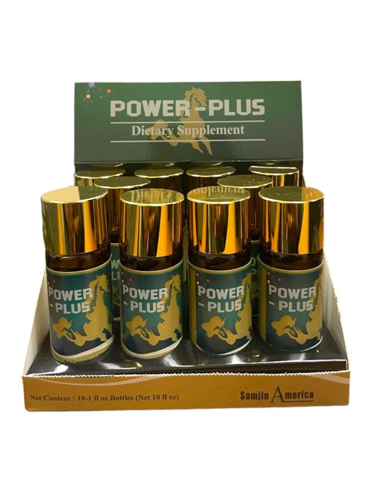 POWER-PLUS bottle front view for easy daily use