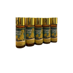 POWER-PLUS label closeup reveals ginseng and honey blending